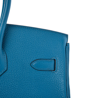 Hermes Togo Birkin 35 Bleu Izmir 31 of 32