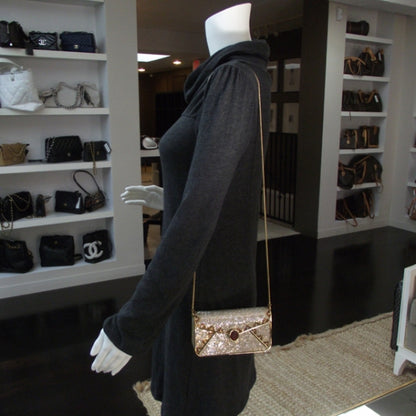 Judith Leiber Swarovski Crystal Envelope Minaudiere Clutch 2 of 7