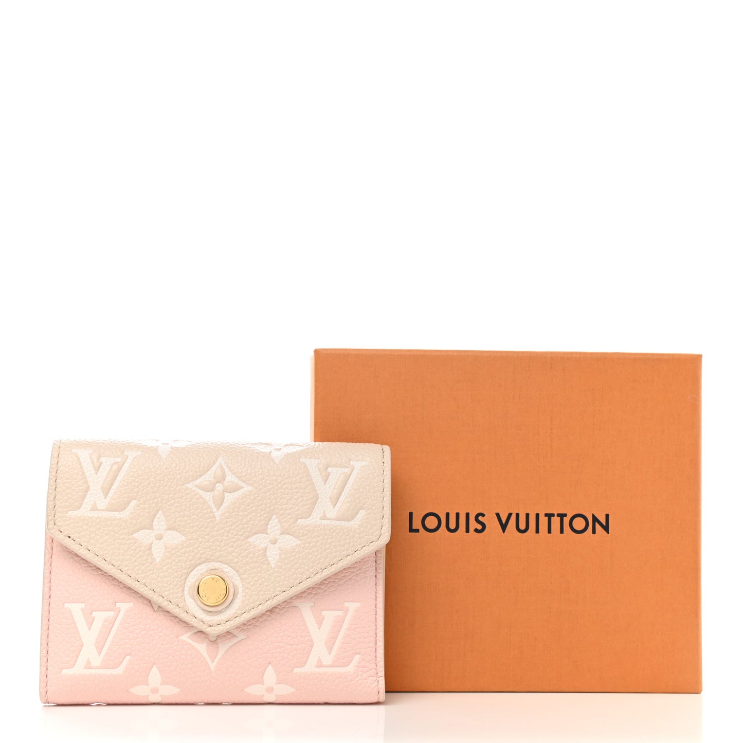 Empreinte Monogram Spring In The City Victorine Wallet Pink Beige Yellow