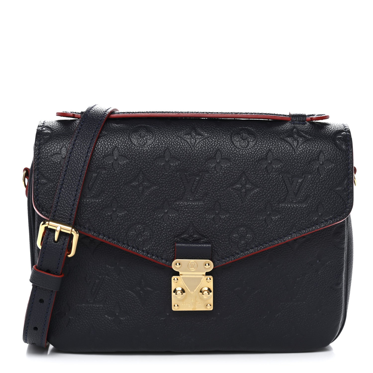 Louis Vuitton Empreinte Pochette Metis Marine Rouge 1 of 9
