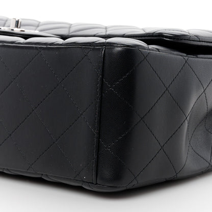 Chanel Lambskin Quilted Maxi Double Flap Black 11 of 12