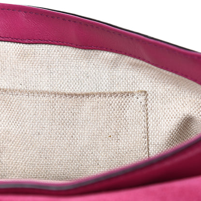 Gucci Patent Medium Soho Flap Crossbody Bright Bougainvillea 16 of 16