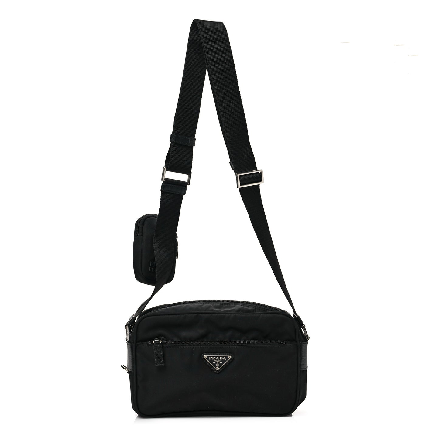 Re-Nylon Shoulder Bag Black