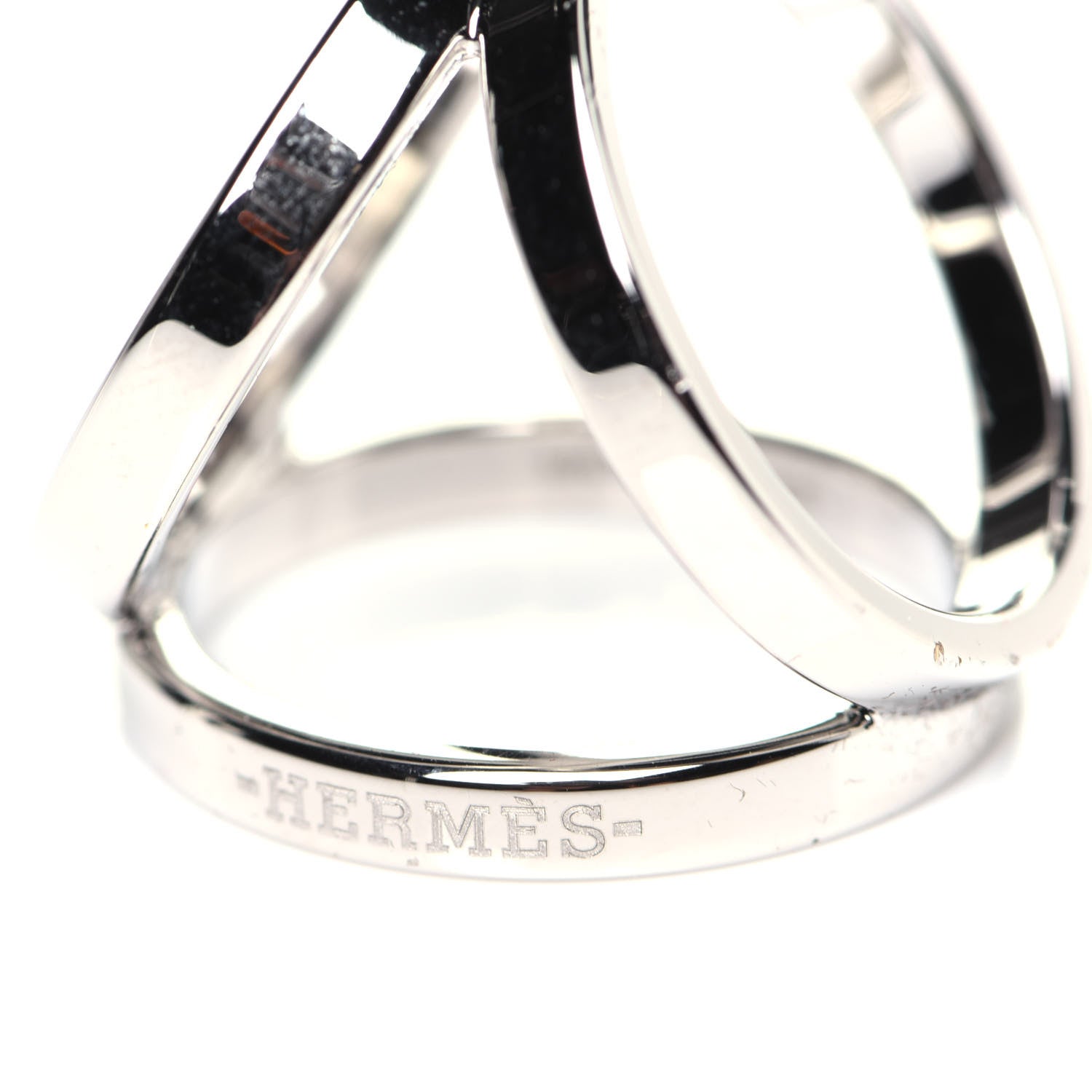 Hermes Palladium Trio Scarf Ring 4 of 6
