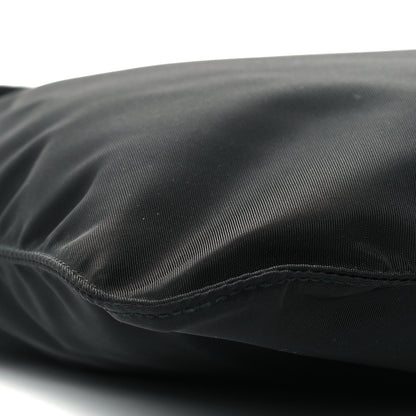Prada Tessuto Nylon Saffiano Flat Messenger Bag Black 9 of 10