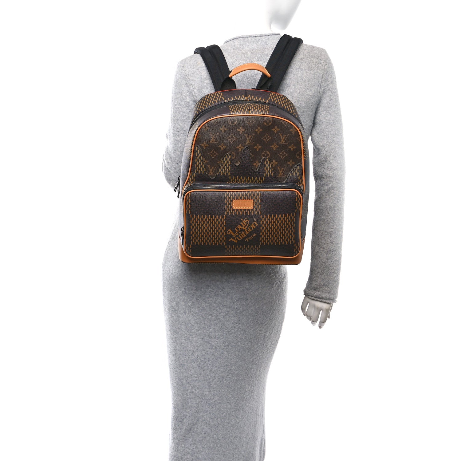 Louis Vuitton x NIGO Giant Damier Ebene Monogram Campus Backpack