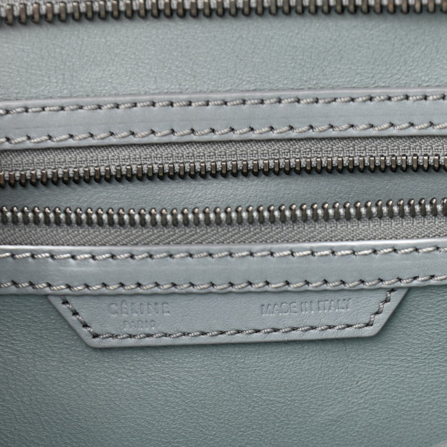 Smooth Calfskin Mini Luggage Sky Blue