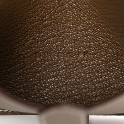 Hermes Chevre Mysore Mini Bearn Wallet Etoupe 7 of 10