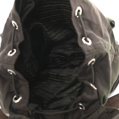 Prada Nylon Vela Large Backpack Green 5 of 10