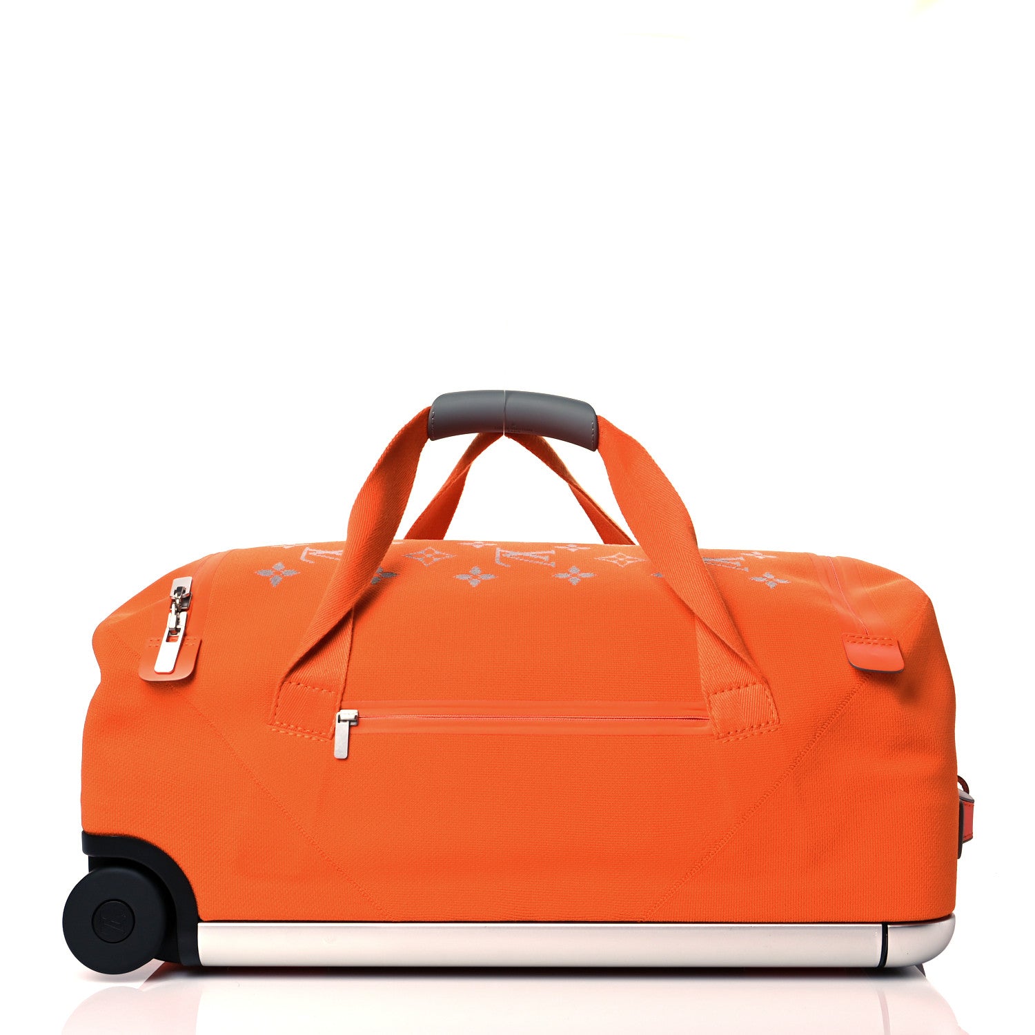 Louis Vuitton Knit Monogram Horizon Soft Duffle 55 Orange 2 of 15