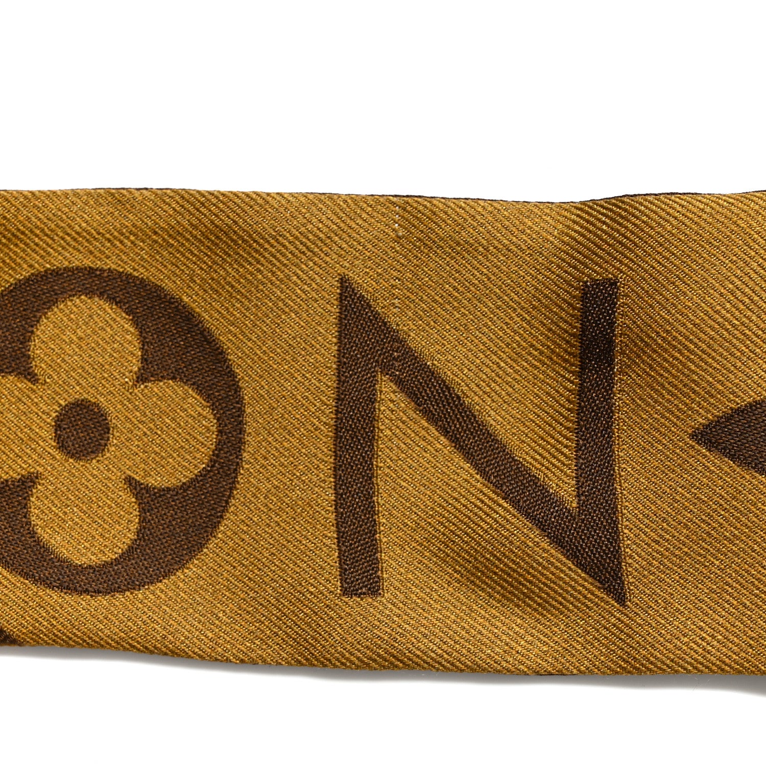 Louis Vuitton Silk Monogram Infinity BB Bandeau Brown 7 of 8