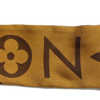 Louis Vuitton Silk Monogram Infinity BB Bandeau Brown 7 of 8