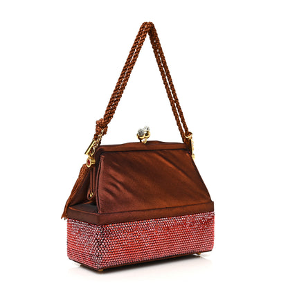 Judith Leiber Swarovski Crystal Kisslock Evening Bag Red 2 of 7