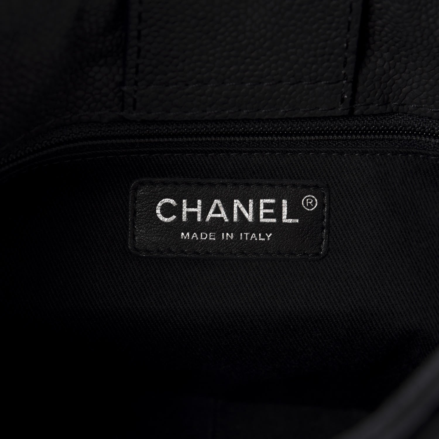 Chanel Iridescent Caviar Large Flap Black 8 of 10