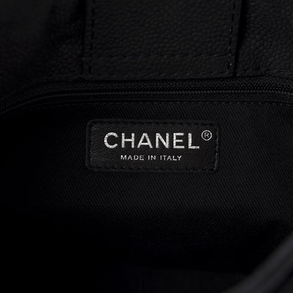 Chanel Iridescent Caviar Large Flap Black 8 of 10