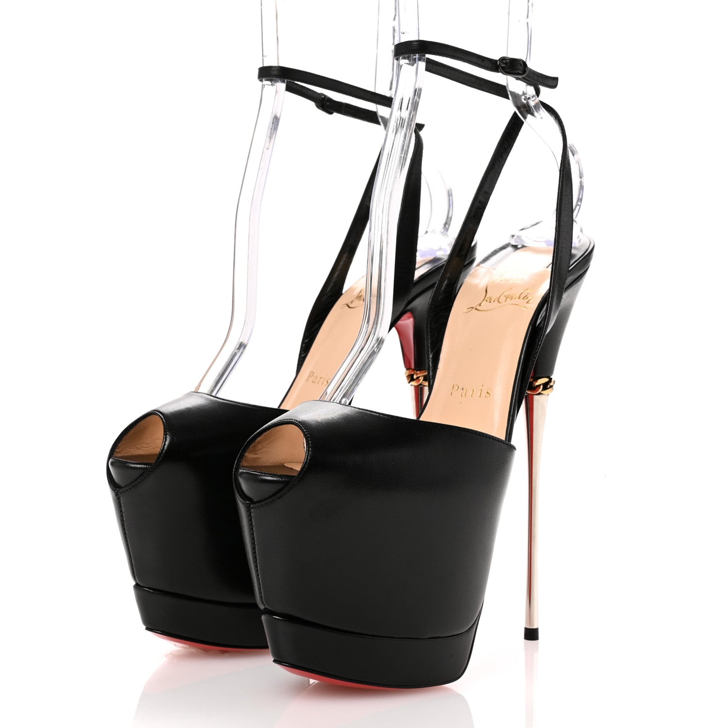 Kid Despressi Platform Peep Toe 170 Pumps 37 Black