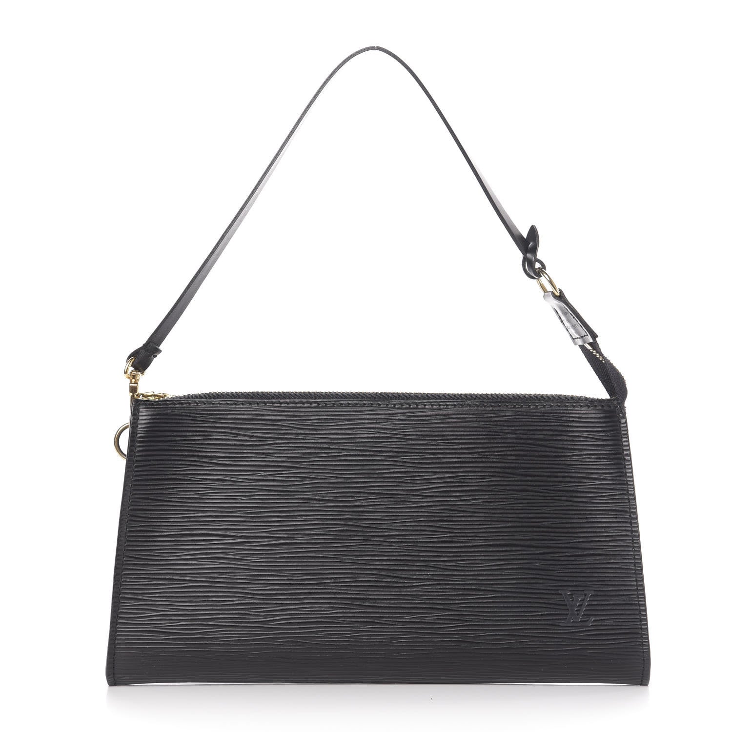 Louis Vuitton Epi Pochette Accessories 24 Black 1 of 9