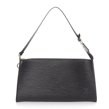 Louis Vuitton Epi Pochette Accessories 24 Black 1 of 9