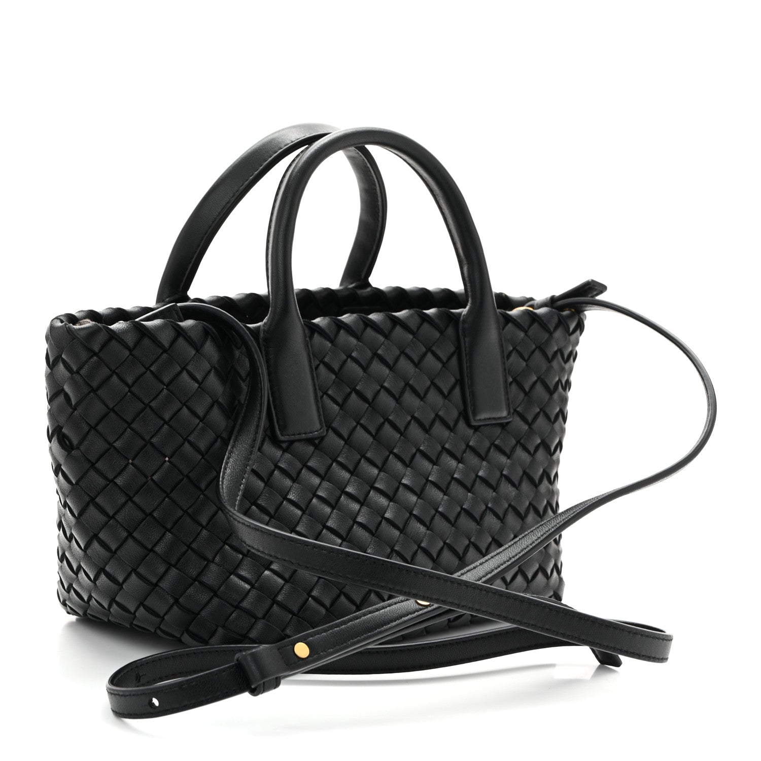 Bottega Veneta Nappa Intrecciato Mini Cabat Black 4 of 10
