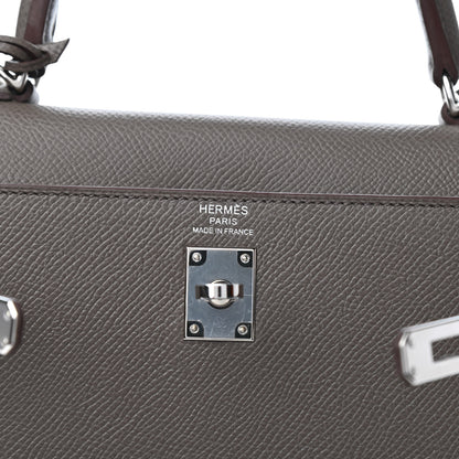 Hermes Epsom Kelly Sellier 25 Etain 7 of 10