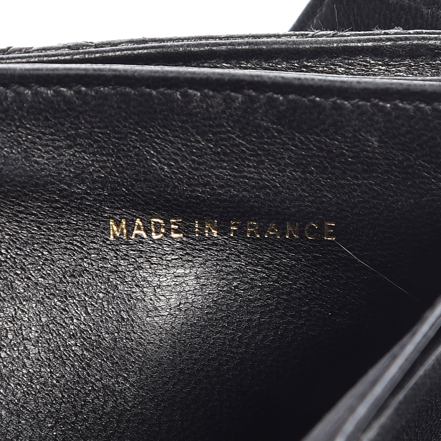 Chanel Calfskin Diamond Stitched Compact Wallet Black 7 of 12