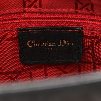 Christian Dior Lambskin Cannage Medium Lady Dior Black 6 of 10