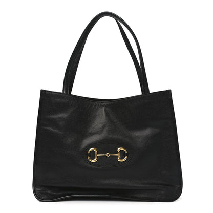 Gucci New Sakai Calfskin Lux Horsebit 1955 Tote Bag Black 2 of 19