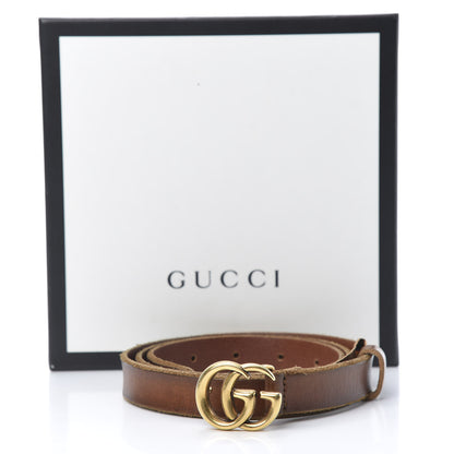 Gucci Faded Calfskin Double G 20mm Belt 85 34 Cuir 8 of 8