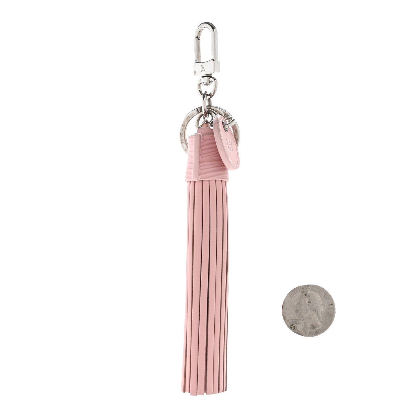 Epi Tassel Bag Charm Pink