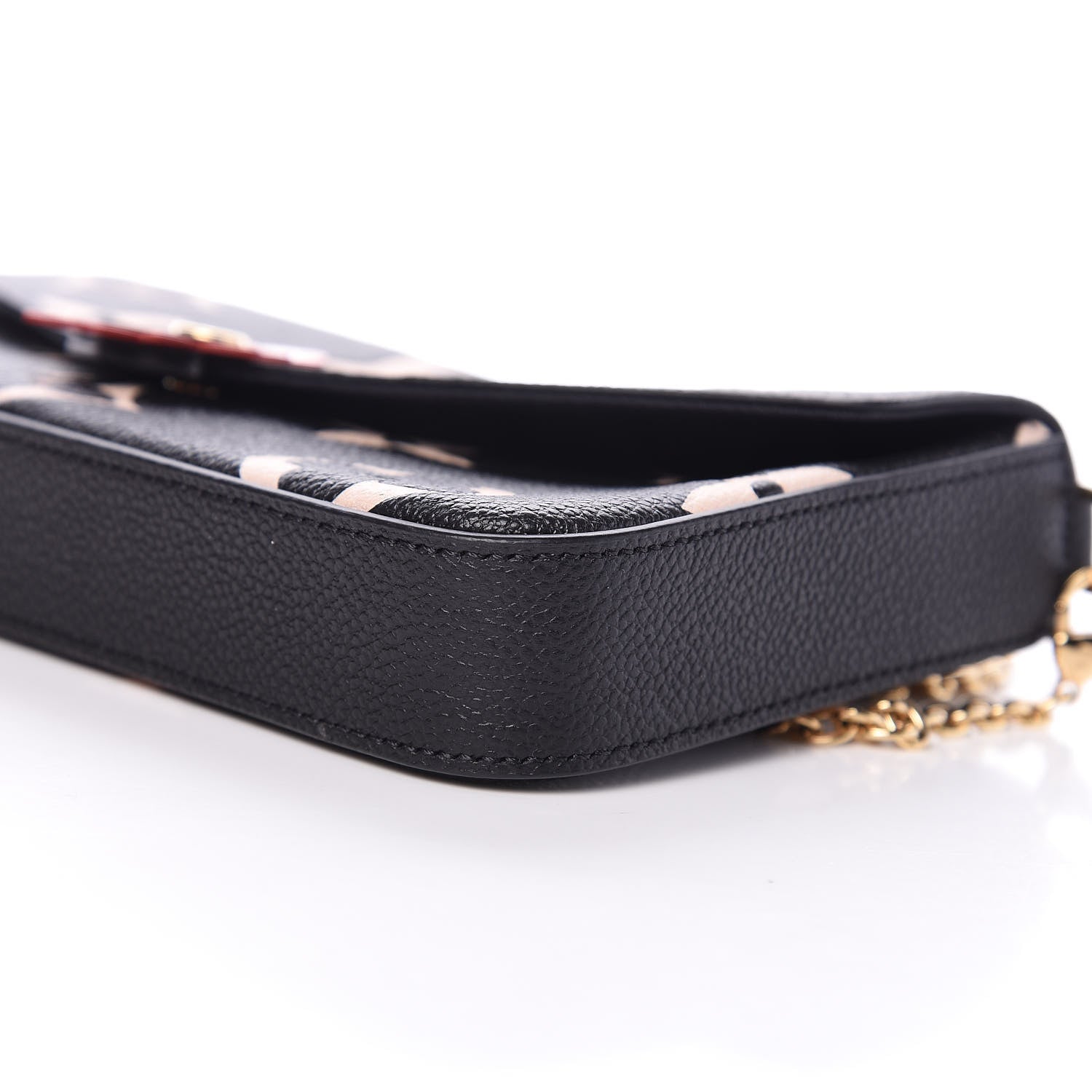Louis Vuitton Empreinte Monogram Giant Crafty Pochette Felicie Black Creme 9 of 10