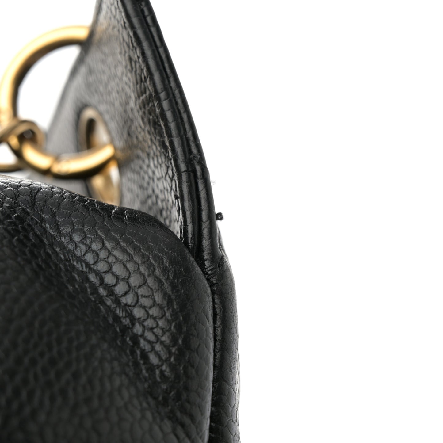 Caviar Quilted Petit Timeless Tote PTT Black