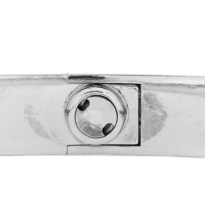 Cartier 18K White Gold 4 Diamond Love Bracelet 19 10 of 10