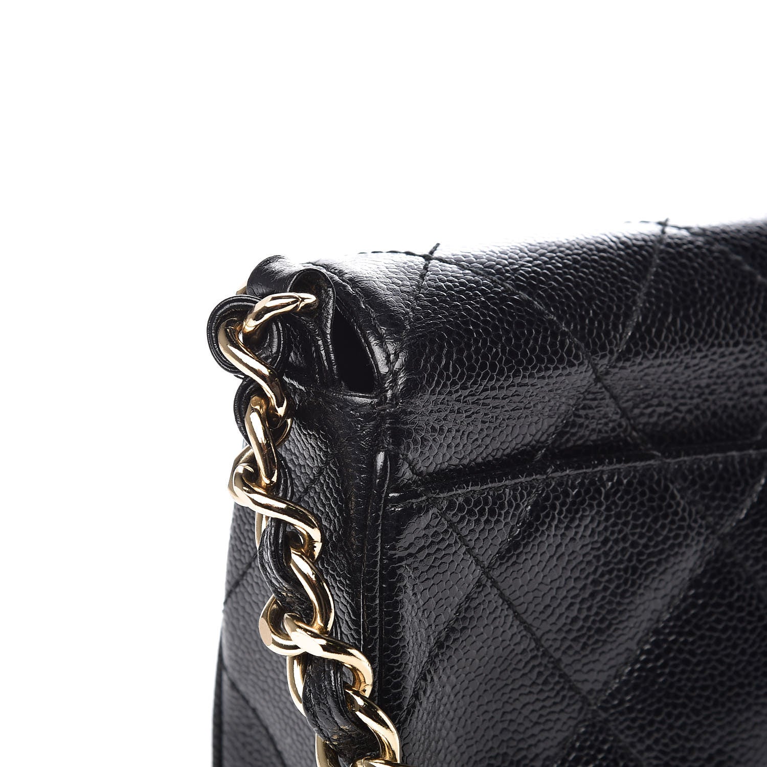 Chanel Caviar Quilted Medium Single Flap Black 11 of 11