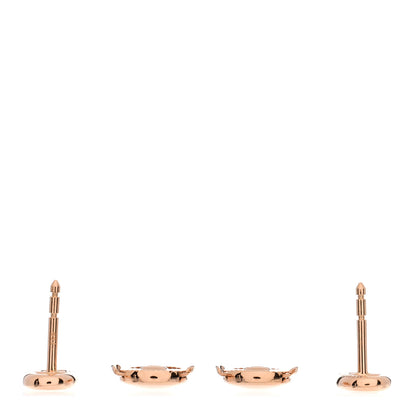 Hermes 18K Rose Gold TPM Farandole Stud Earrings 3 of 5