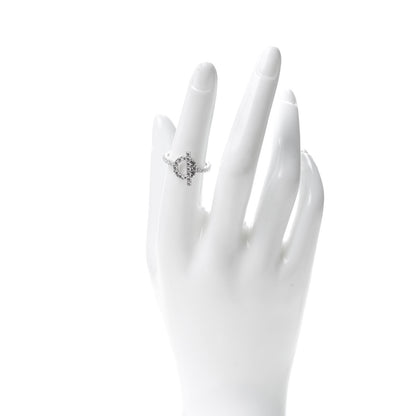 Hermes 18K White Gold Diamond Finesse Ring 53 6.25 2 of 6