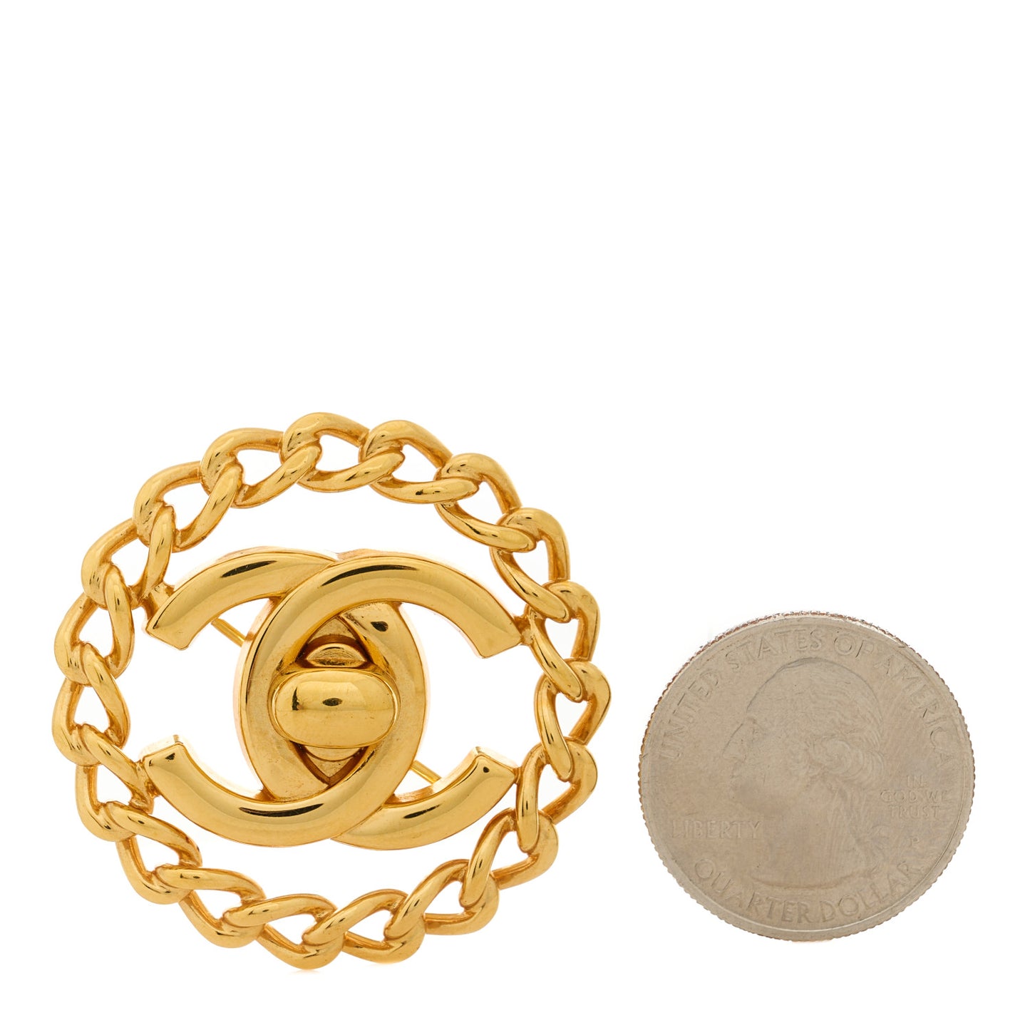 CC Brooch Gold