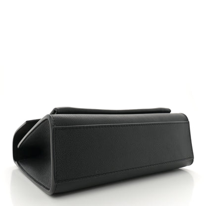 Louis Vuitton Soft Calfskin Mylockme Chain Bag BB Black 4 of 9
