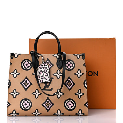 Louis Vuitton Monogram Giant Wild At Heart Onthego GM Arizona 9 of 9