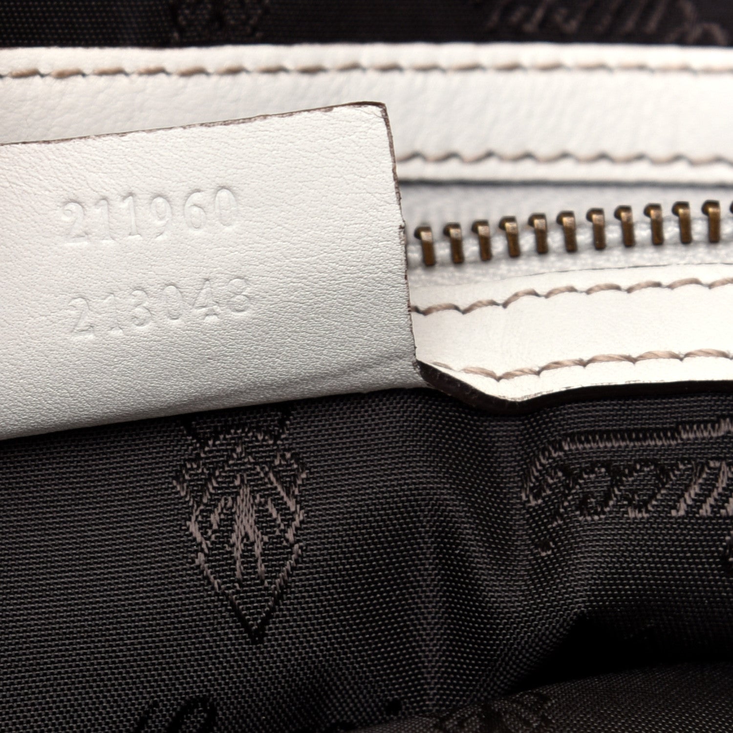 Gucci Calfskin Studded Large Irina Shoulder Bag White 9 of 11