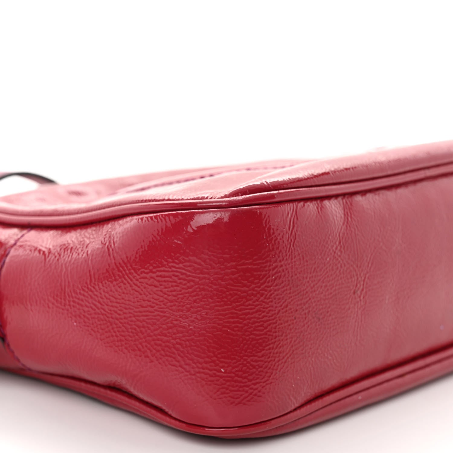 Gucci Soft Patent Small Soho Disco Bag Bright Bougainvillea 9 of 13