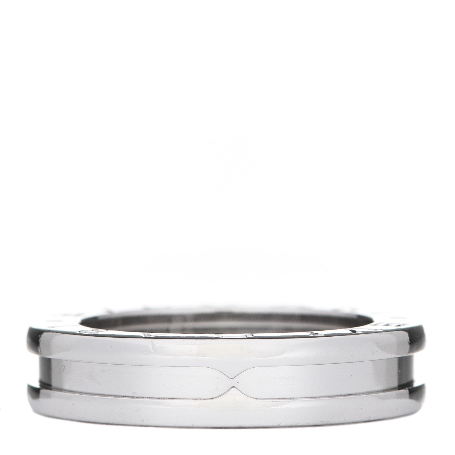 Bulgari 18K White Gold B.Zero1 One-Band Ring 49 4.75 3 of 5