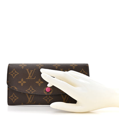 Louis Vuitton Monogram Emilie Wallet Fuchsia 2 of 11
