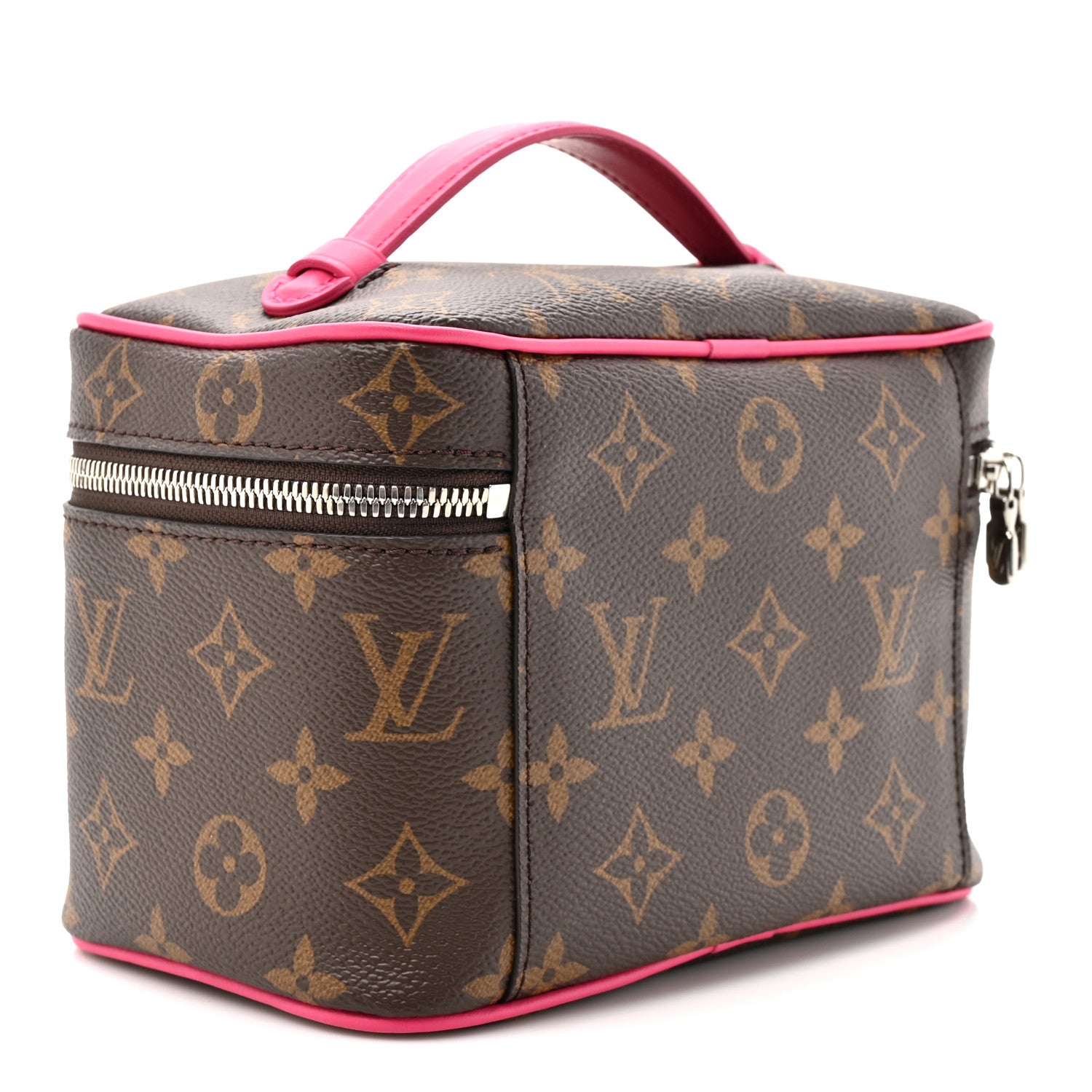 Louis Vuitton Monogram Macassar Nice Mini Pondichery Pink 3 of 6