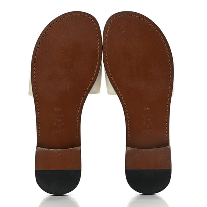 Christian Dior Calfskin Dio(r)evolution 10mm Slide Sandals 38.5 Off White 5 of 8