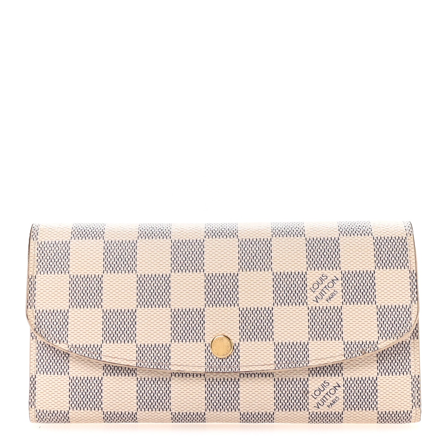 Damier Azur Emilie Wallet Rose Ballerine
