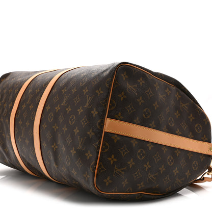 Louis Vuitton Monogram Keepall Bandouliere 55 9 of 9