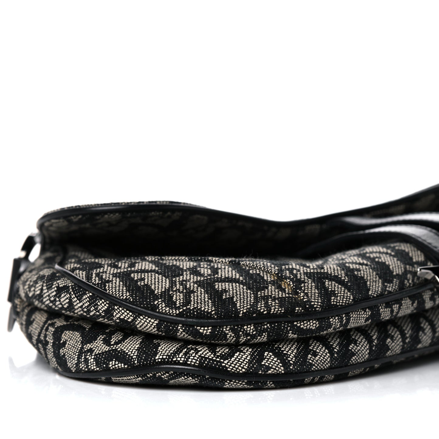 Monogram Saddle Bag Black