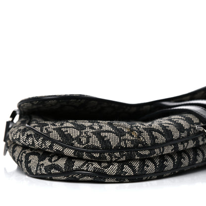 Christian Dior Monogram Saddle Bag Black 8 of 14