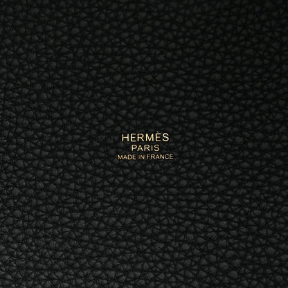 Hermes Taurillon Clemence Picotin Lock 22 MM Black 6 of 11