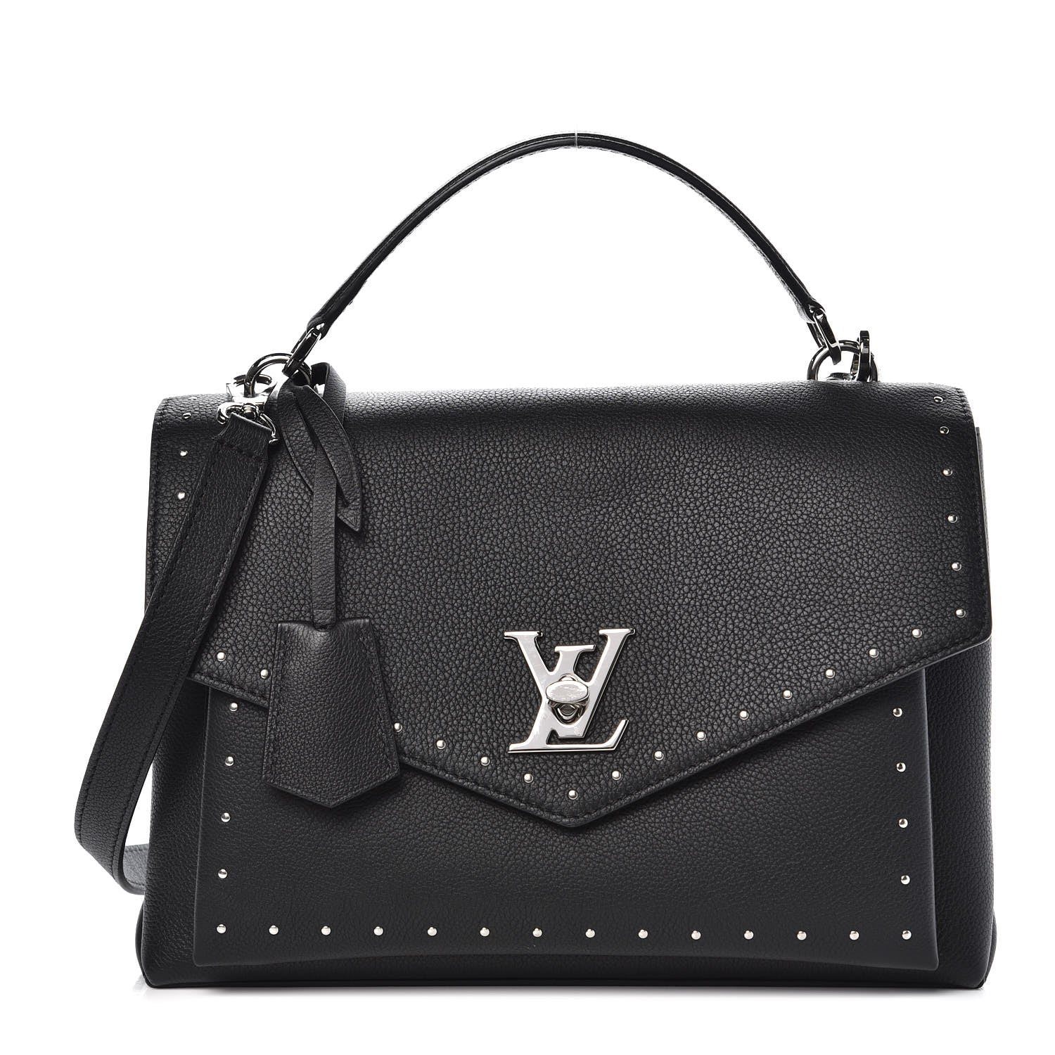 Louis Vuitton Soft Calfskin My Lockme Studs Black 1 of 8